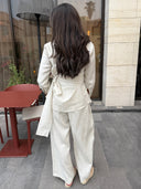 Beige Wrapped Set